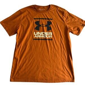 UNDER ARMOUR Mens Burnt Orange Tee XL